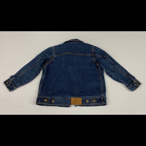 John Deere Youth Denim Blue Jean Jacket-Cap M 5-6 - Picture 7 of 11